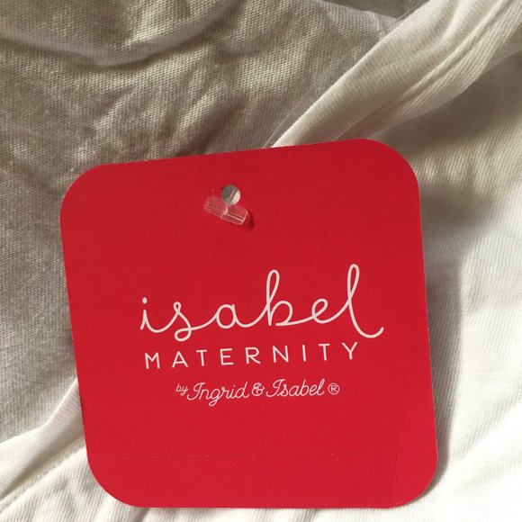 Set of 3 ISABEL MATERNITY Short Sleeve V-Neck Side Shirred Maternity Tees  NEW!! - Picture 4 of 5